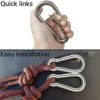 Rtudan 4 Inch Spring Snap Hook Carabiner - 304 Stainless Steel Snap Hook Heavy Duty Carabiner Clip - Image 3