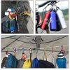 40 PCS Carabiner Clip Keychain 2" Aluminum D-Ring Spring Loaded Gate Small Keychain Carabiners Clip Multipurpose for Outdoor Camping Mini Lock Hooks Snap Link Durable Carabineer+20Pcs Steel Rings - Image 2