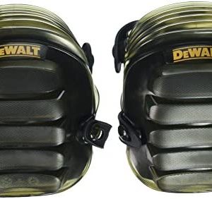 DEWALT DG5217 All-Terrain Kneepads with Layered Gel Padding with Full Size, All Terrain Cap