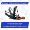 THERABAND Stretch Strap with Loops to Increase Flexibility, Dynamic Stretching Tool for Athletes Including Dancers, Cheerleaders, Gymnasts, Runners, Pilates and Yoga Elastic Stretch Out Band - Image 3