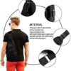Men's Sling Bag Water Resistant Shoulder Chest Crossbody Bags Sling Backpack with USB Charging Port - Image 5