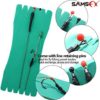SAMSFX Fishing Leader Line Holder Foam Board Snelled Hook Keeper with Retaining Pins Accessories Pack of 10 - Image 3