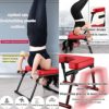 Yoga Inversion Bench,Multifunctional Yoga Inversion Stool,Foldable Inversion Chair,Bold and Thick Steel Pipe and PU Pads,Upside Down Chair ​for Balance Training Core Strengt - Image 2