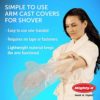 100% Waterproof Cast Cover Arm -【Watertight Seal】 - Reusable Adult Half Arm Cast Covers for Shower Elbow, Hand & Wrist - 3 Pack - Image 3