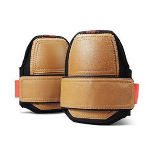 Biviwan One Strap Knee Pads, Leather Non-slip Knee Pads, Machine Washable, Durable, Gifts for Men,Size XXL