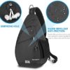 WATERFLY Sling Bag Crossbody Backpack: Over Shoulder Daypack Casual Cross Chest Side Pack - Image 6