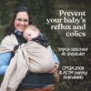 Nalakai Ring Sling Baby Carrier - Luxury Bamboo and Linen Baby Sling - Baby Wrap - Image 4