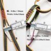 JOTOUCH Daisy Loop Chain for Climbing,22KN(4850lb) Nylon Webbing Sling Safe Chain for Outdoor Activities,Personal Anchor Tether System,Aid Climbing(140cm/55in) - Image 4