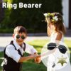 Ring Bearer Gifts Ring Security Wedding Sun Glasses,Ring Security Badge and EarPiece Cosplay for Kids Outfit Police FBI Toys - Image 6