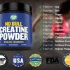 Raw Barrel Creatine Monohydrate Powder - Faster Recovery, Muscle Mass Builder, Increase Volume, Strength, Power - Micronized for Fast Absorption - Pure Pharmaceutical Grade Supplement, 500g, 17.6 oz - Image 2