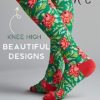 Kalon 6 Pack Women's Knee High Christmas Socks Novelty Gift Set - Image 3