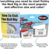 Harmony Fishing Company Ned Rig Kit - Z-Man Finesse T.R.D. 8pk + Finesse Shroomz Jig Heads 5pk (Green Pumpkin) + How to Fish The Ned Rig Guide - Image 2