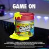 GHOST Gamer: Energy and Focus Support Formula - 40 Servings, Sour Patch Kids Blue Raspberry - Brain-Boosting Nootropics & Natural Caffeine for Attention, Accuracy & Reaction Time - Vegan, Gluten-Free - Image 2