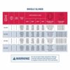 One Ply Two Leg 1" x 5' Oblong-to-Hook Nylon Bridle Sling | EE1-801 | 3/4" Trade Size Alloy Master Link | 3,200 Lb. Vertical Capacity | Hanes Supply (HSI) Heavy Duty Rigging Strap - Image 2
