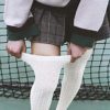 Century Star Women's Casual Athlete Striped Over Knee Thin Thigh High Tights Long Stocking Socks - Image 3