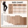 CAMPSNAIL 4 Pack Leggings with Pockets for Women - High Waisted Soft Tummy Control Slimming Black Yoga Pants Workout Running - Image 5
