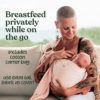 Nalakai Ring Sling Baby Carrier - Luxury Bamboo and Linen Baby Sling - Baby Wrap - Image 7