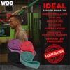 WODFitters Fabric Pull Up Resistance Bands - Set of 4 Long Cloth Resistance Bands for Working Out, Exercise, Stretching - Body Bands for Home Workout - Image 8