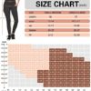 Aoliks Fleece Lined Leggings for Women with Pockets Thermal High Waisted Yoga Pants with Pockets Warm Workout Running Pants - Image 6