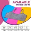 Popular Girls Padded Training Bra Pack – Crop Cami Training Bras for Girls. Seamless Bra Design with Removable Padding - Image 6