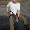 Tachiuwa Rock Climbing Self-Braking Descender Belay Device Arborist Rappelling Tool - Image 7