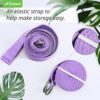 Trideer Yoga Strap Yoga Bands Yoga Strap for Stretching Yoga Belt Pilates Straps(8 ft, 3 Colors)with Extra Safe Adjustable D-Ring Buckle, Non-Elastis Yoga Accessories for Pilates, Gym Workouts, Physical Therapy, Improves Sitting Posture for Women & Men - Image 2