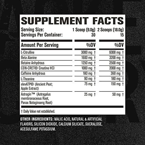 Nitrosurge Build Muscle Building Pre Workout with Creatine - Con Cret Creatine Pre Workout Powder & elevATP for Intense Energy, Powerful Pumps, & Endless Endurance - 30 Servings, Arctic White - Image 7