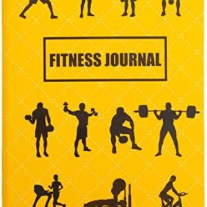 Fitness Journal Workout Planner Notebook Weight Loss Wellness Log Diary Exercise Training Health Tracker 5.7*8.3 inch Co Workers Christmas Gift Ideas for Women Men
