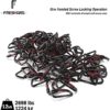 FresKaro 12kN Locking Carabiner Clips, Screw-Gate Lock, Heavy Duty 7075 Aluminium Material, Lightweight Easy Carry, Strong and Durable for Key, Keychain, Hammock, Dog Leash, D Shaped, Black - Image 8