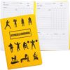 Fitness Journal Workout Planner Notebook Weight Loss Wellness Log Diary Exercise Training Health Tracker 5.7*8.3 inch Co Workers Christmas Gift Ideas for Women Men - Image 2