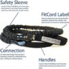 Portable Home Gym-Includes 3 Covered Resistance Bands, 2 Anchors, Carry Bag and Workout Guide (American Made)- by FitCord - Image 2