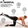 7 Ft. Long Resistance Band with Carry Pouch and Resistance Band Door Anchor, Latex-Free, Includes Home Workout App and Ebook, Choose Light, Medium or Heavy Strength - Super Exercise Band - Image 4