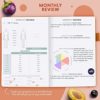 Clever Fox Wellness Planner - Weekly & Daily Health and Wellness Log, Food Journal & Meal Planner Diary for Calorie Counting, Notebook for Medical Condition Tracking, A5-Sized - Orange - Image 6