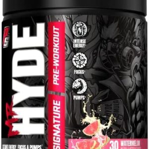 ProSupps Mr. Hyde Signature Series Pre-Workout Energy Drink – Intense Sustained Energy, Focus & Pumps with Beta Alanine, Creatine, Nitrosigine & TeaCrine (30 Servings Watermelon)