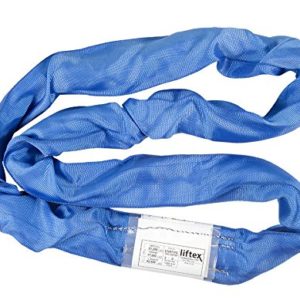 Liftex ENR7X10PD Endless Roundup Roundsling, 21200 lb. Vertical, 17000 lb. Choker, 42400 lb. Basket, 10', Blue