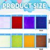8 Set Sensory Mini Mats Assorted Textured Play Mat Sensory Mats for Autistic Children Texture Sensory Floor Tiles Educational Tactile Sensory Toys for Kids Baby Toddler Activity (Elegant Style) - Image 4