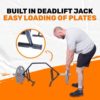 Bells of Steel Open Trap Bar Hex Bar 3.0 - Commercial and Home Gym - with Rotating Sleeves and Built-in Jacks for Weight Plates - Use for Deadlifts, Farmers Carries, Shrugs, Lunges - 700 lb Capacity - Image 2