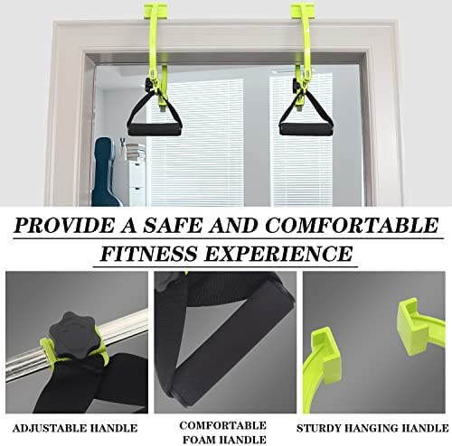 Newan Pull Up Bar for Doorway,Portable Chin Up Bar ,Smart Clamp with Adjustable Width Locking,Fitness Pullup Bar for Home Gym Exercise(Max Support for 330 lbs) - Image 3