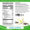 Orgain Organic Vegan Protein Powder, Vanilla Bean - 21g of Plant Based Protein, Low Net Carbs, Non Dairy, Gluten Free, Lactose Free, No Sugar Added, Soy Free, Kosher, 1.02 Pound (Packaging May Vary) - Image 2