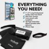 7 Ft. Long Resistance Band with Carry Pouch and Resistance Band Door Anchor, Latex-Free, Includes Home Workout App and Ebook, Choose Light, Medium or Heavy Strength - Super Exercise Band - Image 2