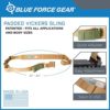 Blue Force Gear Vickers Padded Sling | 2 Point Sling Adjusts for Carrying Positions | 57-67 inches - Image 2
