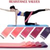 Vquand Resistance Exercise Bands Set for Women Butt and Legs, Fitness Resistance Bands for Home, Booty Bands, Workout Bands for Strength Training, Pilates, Yoga, Recovery Bands for Physical Therapy - Image 2