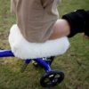 KneeRover Deluxe Sheepette Knee Walker Kneepad Cover with Thick Comfortable Padding - Image 5