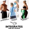 7 Ft. Long Resistance Band with Carry Pouch and Resistance Band Door Anchor, Latex-Free, Includes Home Workout App and Ebook, Choose Light, Medium or Heavy Strength - Super Exercise Band - Image 7