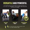 Barbell Weight Set, Strength Band-Compatible Strength Training Bars & Weights, Versatile & Collapsible Weight Bar for Deadlift, Pilates, Vertical & Horizontal-Plane Exercises, 55 in, 11.2 lbs - AXLE - Image 5