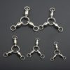 Rompin Stainless Three Way Sea Boat Fishing Swivel Heavy Duty 3-Way Ball Bearing Swivel Connector trolling Solid Ring Tackle - Image 6