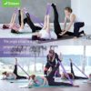 Trideer Yoga Strap Yoga Bands Yoga Strap for Stretching Yoga Belt Pilates Straps(8 ft, 3 Colors)with Extra Safe Adjustable D-Ring Buckle, Non-Elastis Yoga Accessories for Pilates, Gym Workouts, Physical Therapy, Improves Sitting Posture for Women & Men - Image 4