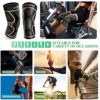 Copper Knee Braces for Knee Pain 2 Pack, Knee Compression Sleeve Support for Men and Women, Medical Grade Knee Pads for Running, Hiking, Working, Arthritis, ACL, Meniscus Tear, Joint Pain Relief - Image 6