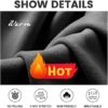 TNNZEET 7 Pack Fleece Lined Leggings Women, Warm Winter Black Thermal Workout Yoga Leggings - Image 5
