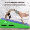 Gymnastics Mat Tumbling Mat for Home 48"x24" Incline Mat with Handles Folding Wedge mats for Tumbling Yoga,Gym,Core Workouts,Stretching - Image 4